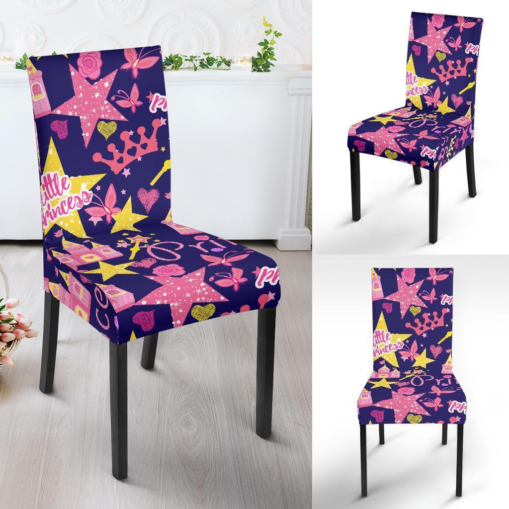 Princess Fairy Pattern Print Chair Cover-grizzshop