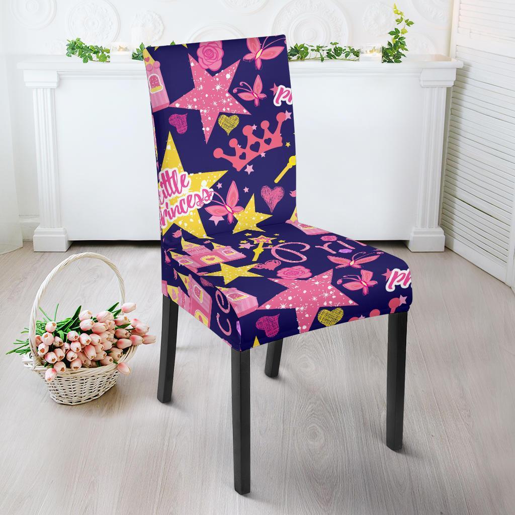 Princess Fairy Pattern Print Chair Cover-grizzshop