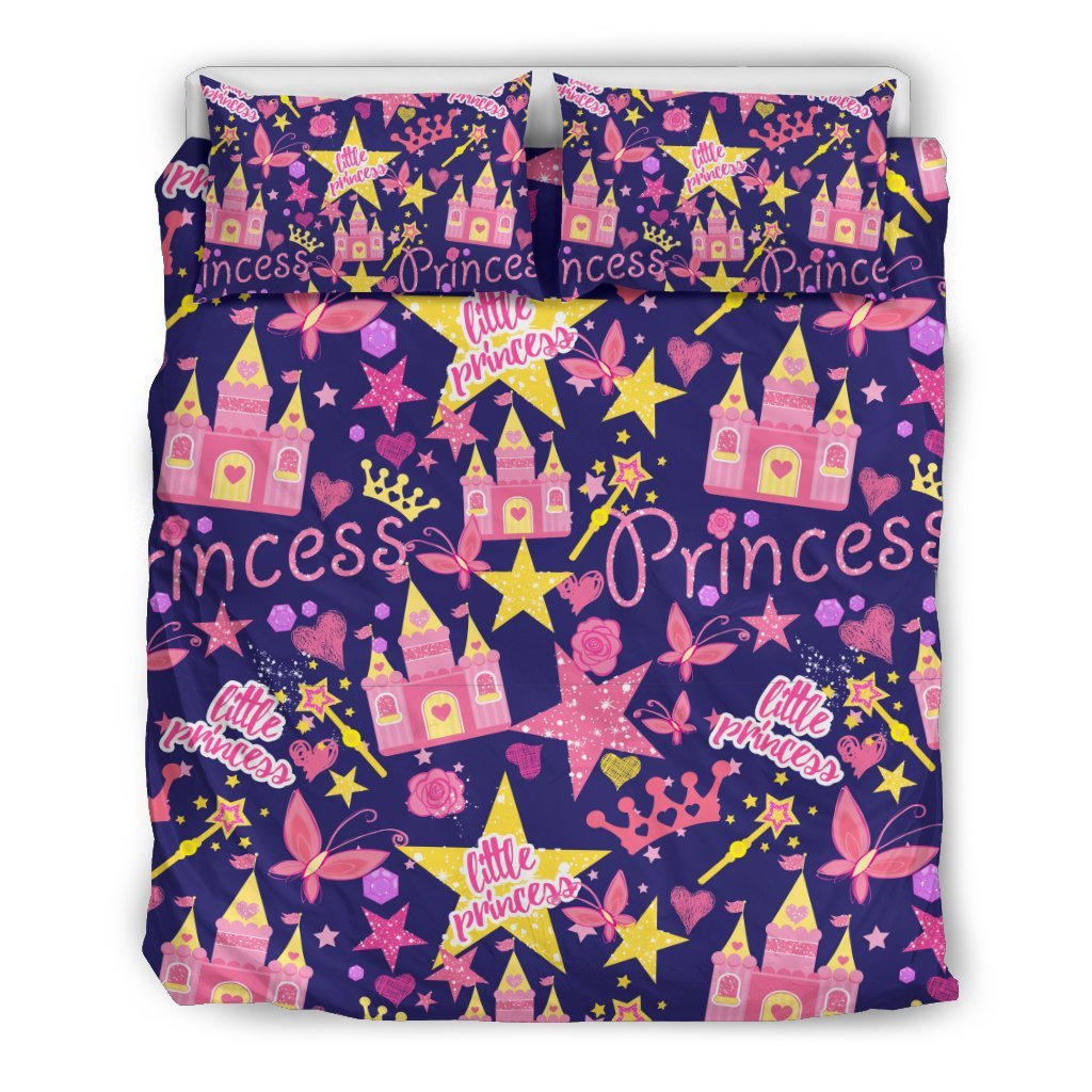 Princess Fairy Pattern Print Duvet Cover Bedding Set-grizzshop