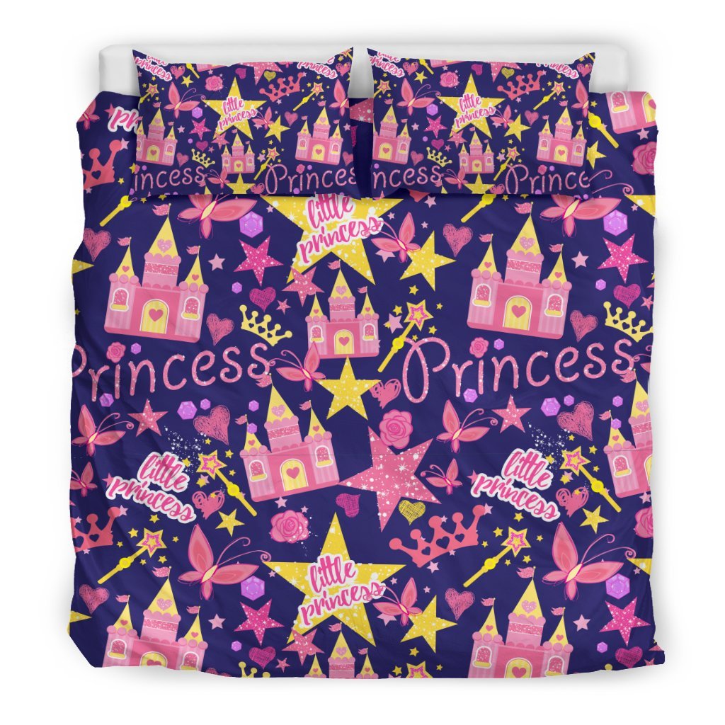 Princess Fairy Pattern Print Duvet Cover Bedding Set-grizzshop