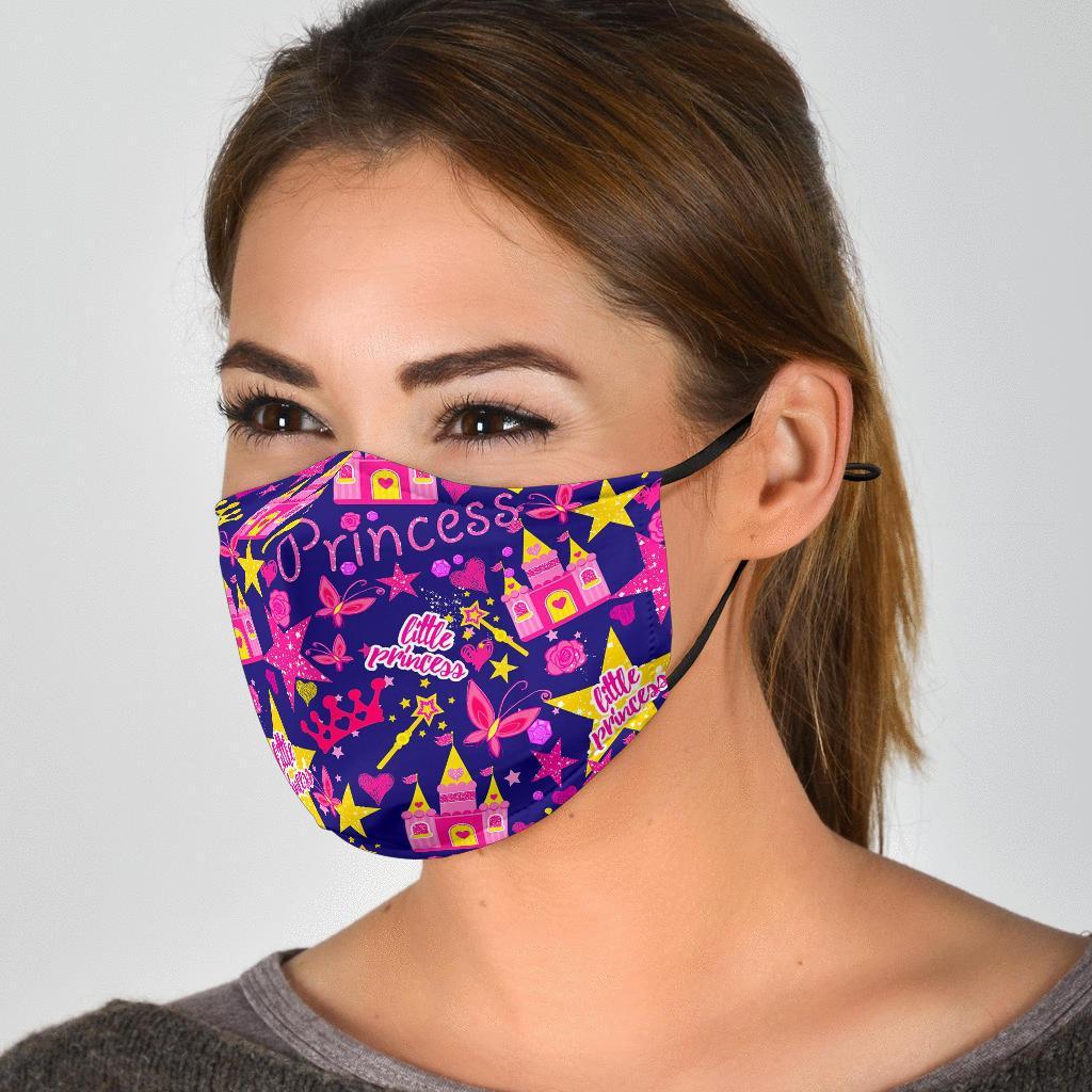 Princess Fairy Pattern Print Face Mask-grizzshop