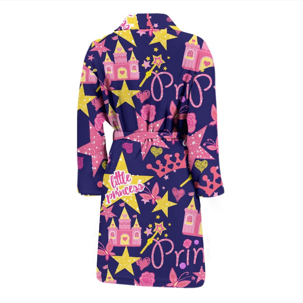 Princess Fairy Pattern Print Men Long Robe-grizzshop