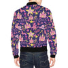 Princess Fairy Pattern Print Men's Bomber Jacket-grizzshop