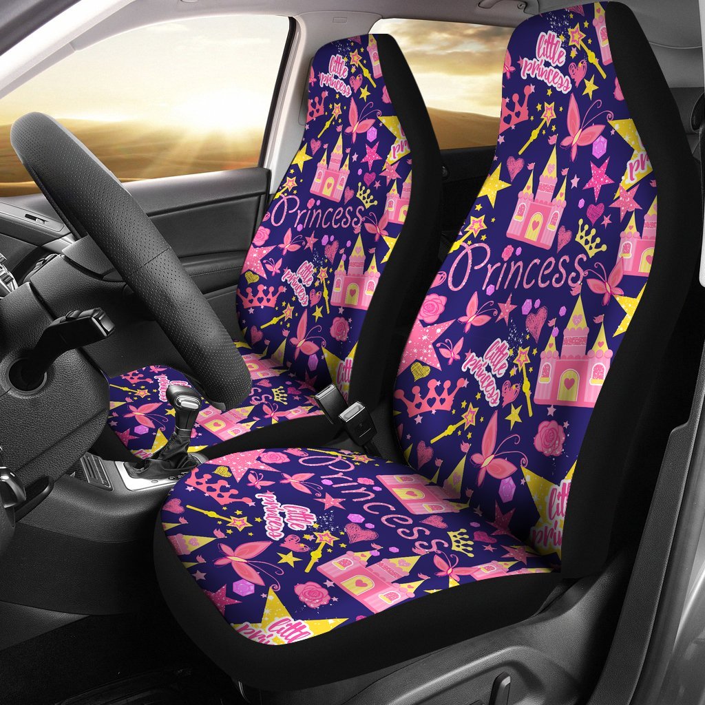 Princess Fairy Pattern Print Universal Fit Car Seat Cover-grizzshop