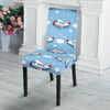 Print Airplane Pattern Chair Cover-grizzshop