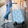 Print Airplane Pattern Luggage Cover Protector-grizzshop