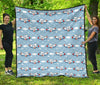 Print Airplane Pattern Quilt-grizzshop