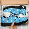 Print Airplane Pattern Sneaker Shoes For Men Women-grizzshop