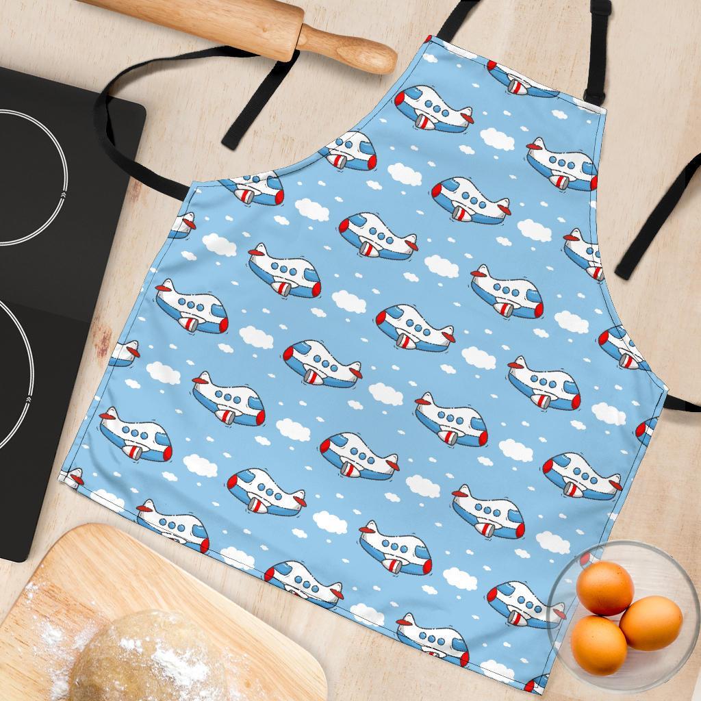 Print Airplane Pattern Women's Apron-grizzshop