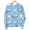 Print Airplane Pattern Women's Sweatshirt-grizzshop