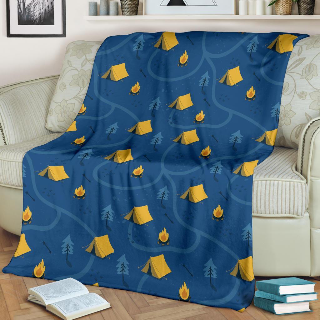 Print Camper Pattern Blanket-grizzshop