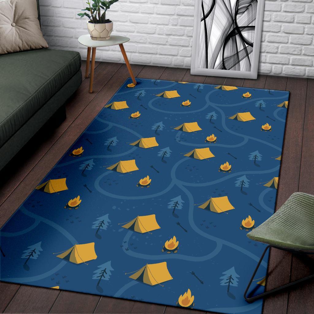 Print Camper Pattern Floor Mat-grizzshop