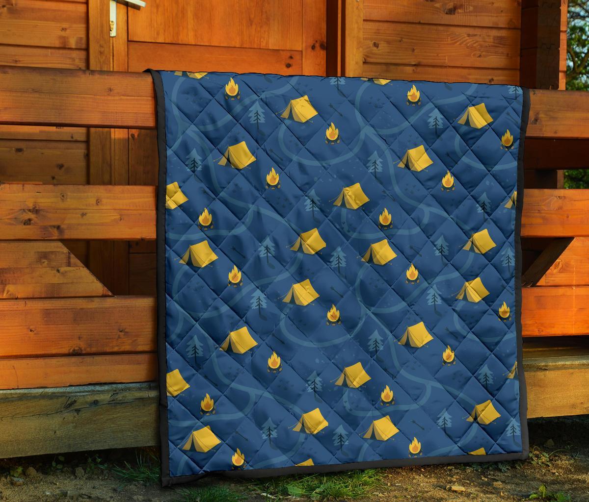 Print Camper Pattern Quilt-grizzshop