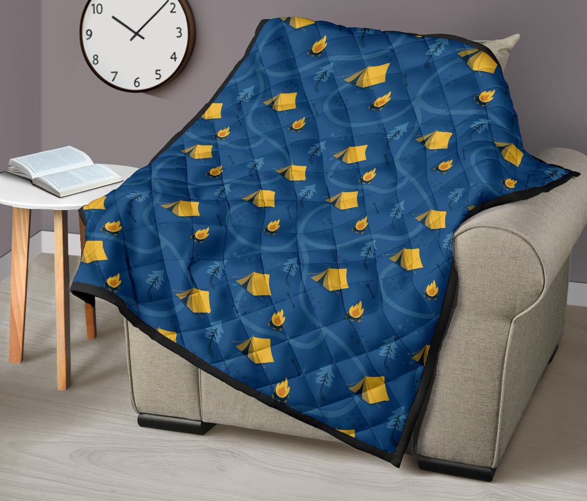 Print Camper Pattern Quilt-grizzshop