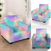 Print Holographic Armchair Cover-grizzshop