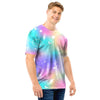 Print Holographic Men T Shirt-grizzshop