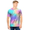 Print Holographic Men T Shirt-grizzshop