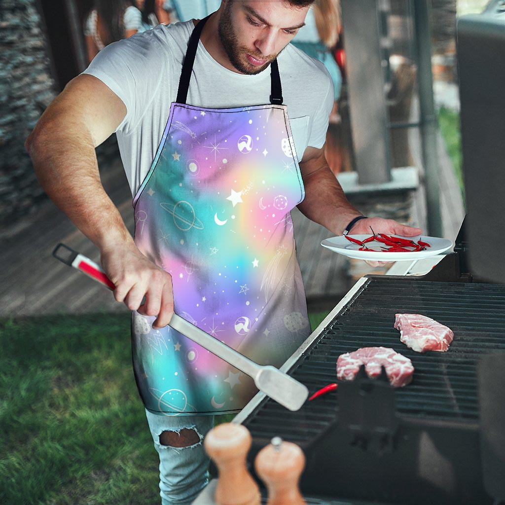 Print Holographic Men's Apron-grizzshop