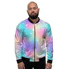 Print Holographic Men's Bomber Jacket-grizzshop