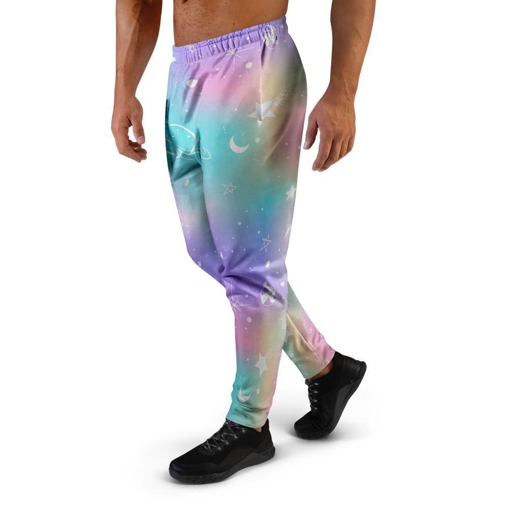 Print Holographic Men's Joggers-grizzshop