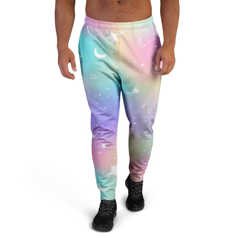 Print Holographic Men's Joggers-grizzshop