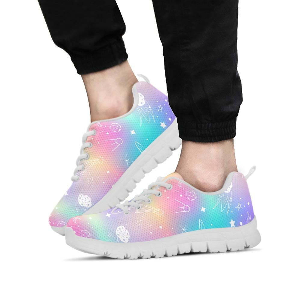 Print Holographic Men's Sneakers-grizzshop