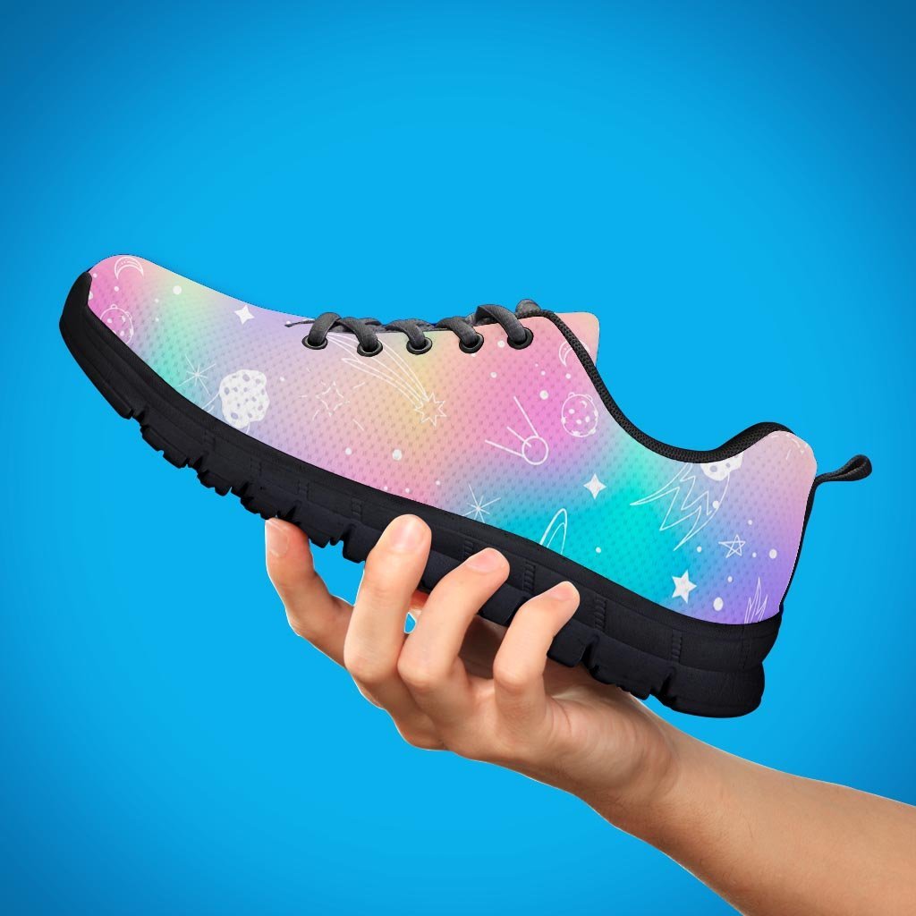 Print Holographic Men's Sneakers-grizzshop