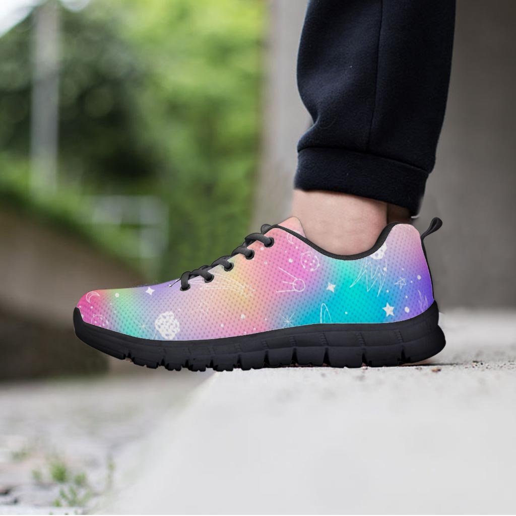 Print Holographic Men's Sneakers-grizzshop