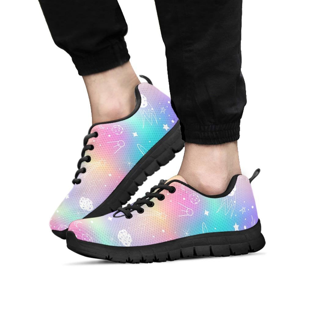 Print Holographic Men's Sneakers-grizzshop