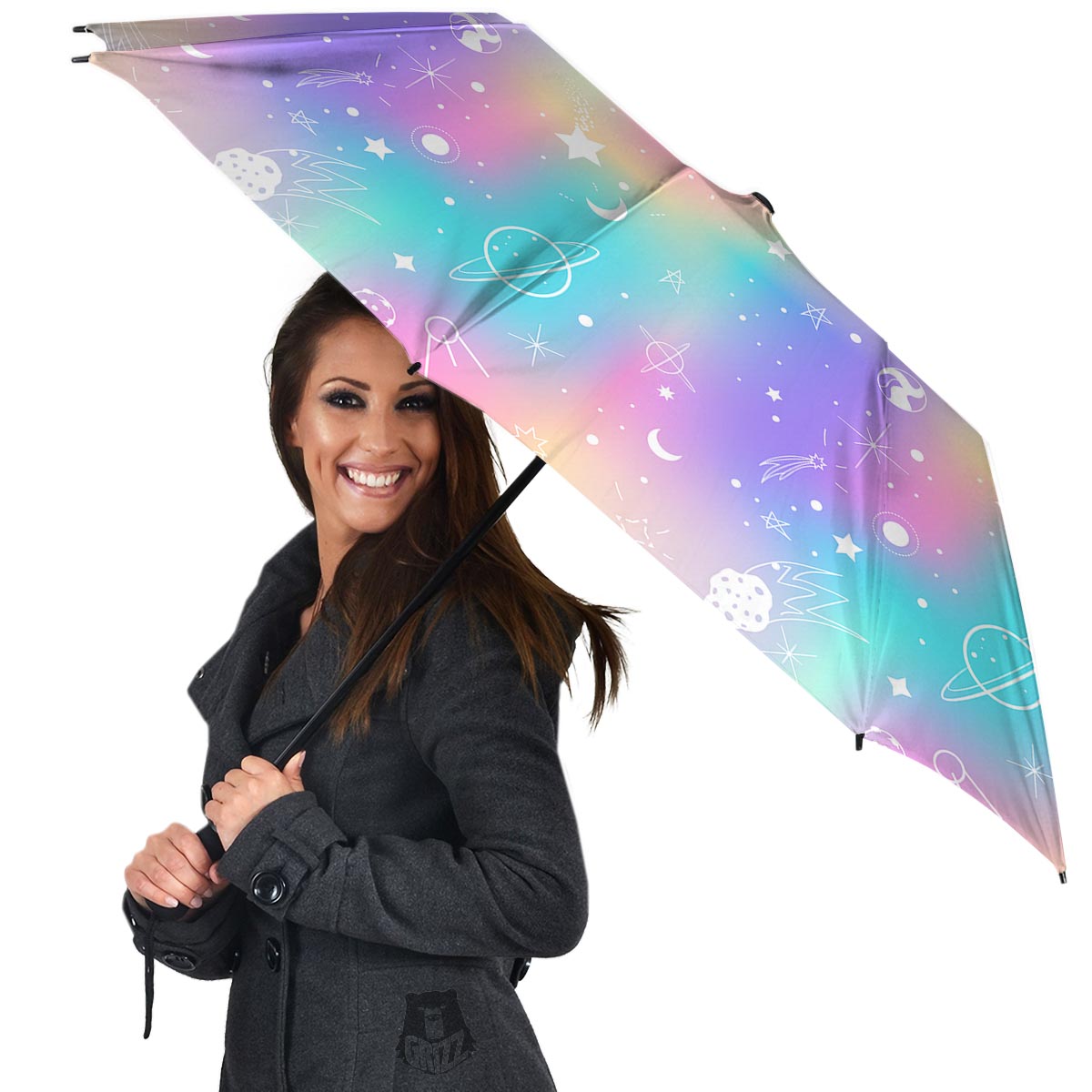 Print Holographic Umbrella-grizzshop