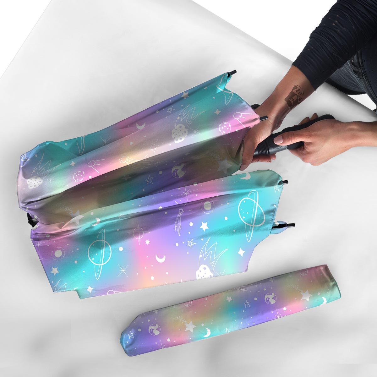 Print Holographic Umbrella-grizzshop