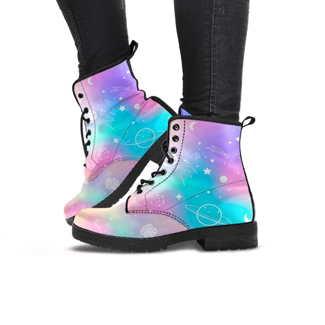 Print Holographic Women's Boots-grizzshop