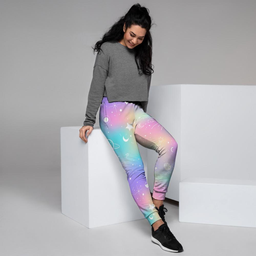 Print Holographic Women's Joggers-grizzshop