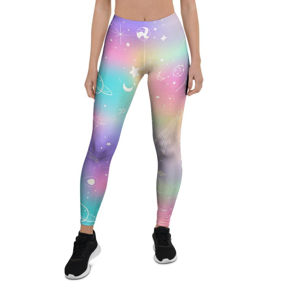 Print Holographic Women's Leggings-grizzshop