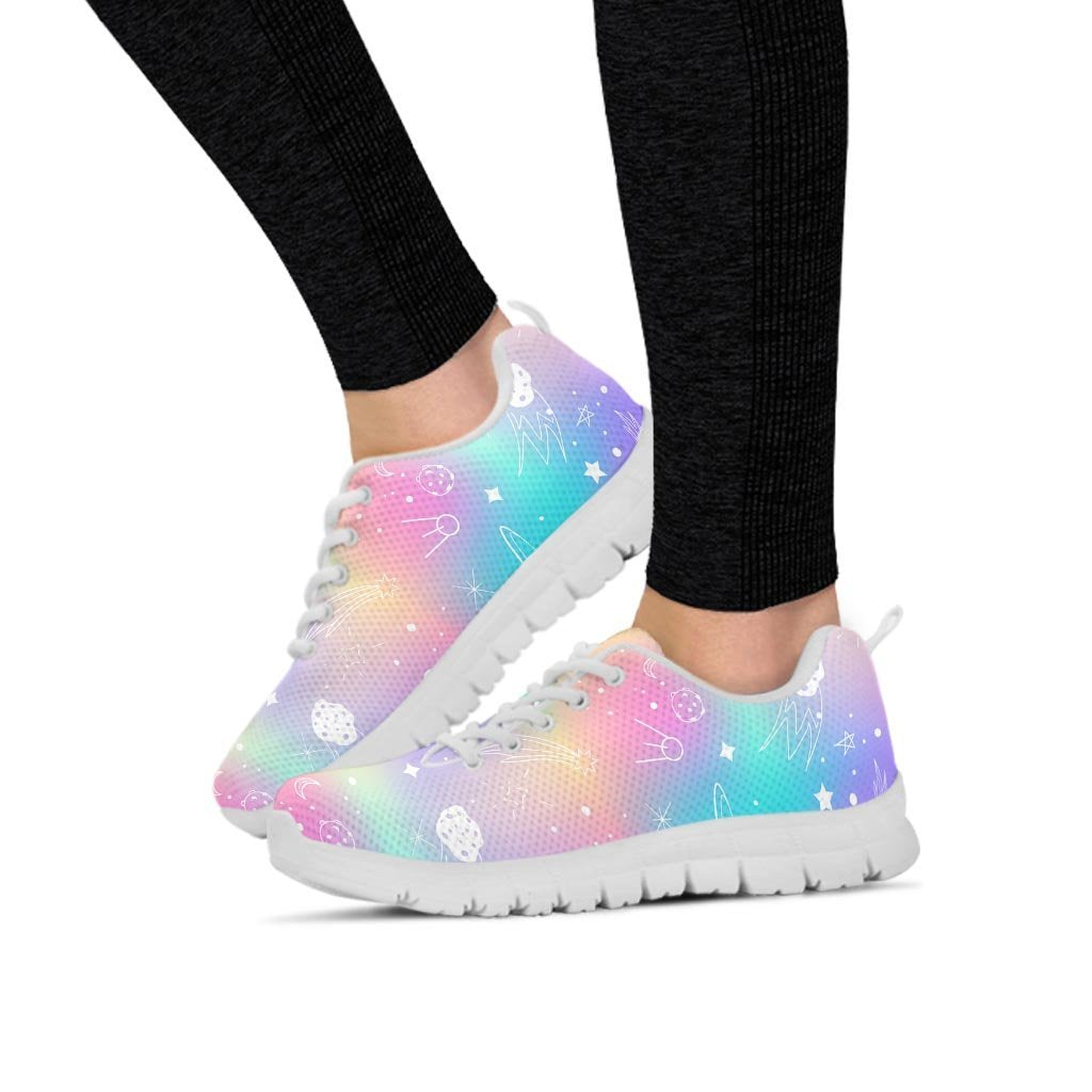 Print Holographic Women's Sneakers-grizzshop