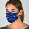 Print Pattern Anchor Nautical Face Mask-grizzshop