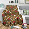 Print Pattern Baseball Blanket-grizzshop