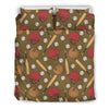 Print Pattern Baseball Duvet Cover Bedding Set-grizzshop