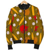 Print Pattern Baseball Men's Bomber Jacket-grizzshop