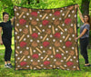 Print Pattern Baseball Quilt-grizzshop