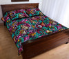Print Pattern Birthday Bed Set Quilt-grizzshop