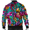 Print Pattern Birthday Men's Bomber Jacket-grizzshop