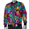 Print Pattern Birthday Men's Bomber Jacket-grizzshop