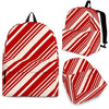 Print Pattern Candy Cane Backpack-grizzshop