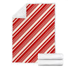 Print Pattern Candy Cane Blanket-grizzshop