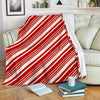 Print Pattern Candy Cane Blanket-grizzshop