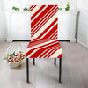 Print Pattern Candy Cane Chair Cover-grizzshop