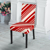 Print Pattern Candy Cane Chair Cover-grizzshop