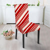 Print Pattern Candy Cane Chair Cover-grizzshop