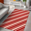 Print Pattern Candy Cane Floor Mat-grizzshop